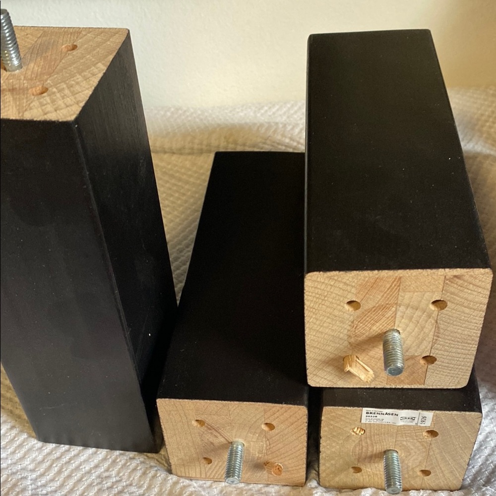 Black Wooden Furniture Legs